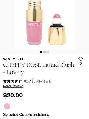 WINKY LUX Cheeky Rose Liquid Blush - Lovely Pink Shade